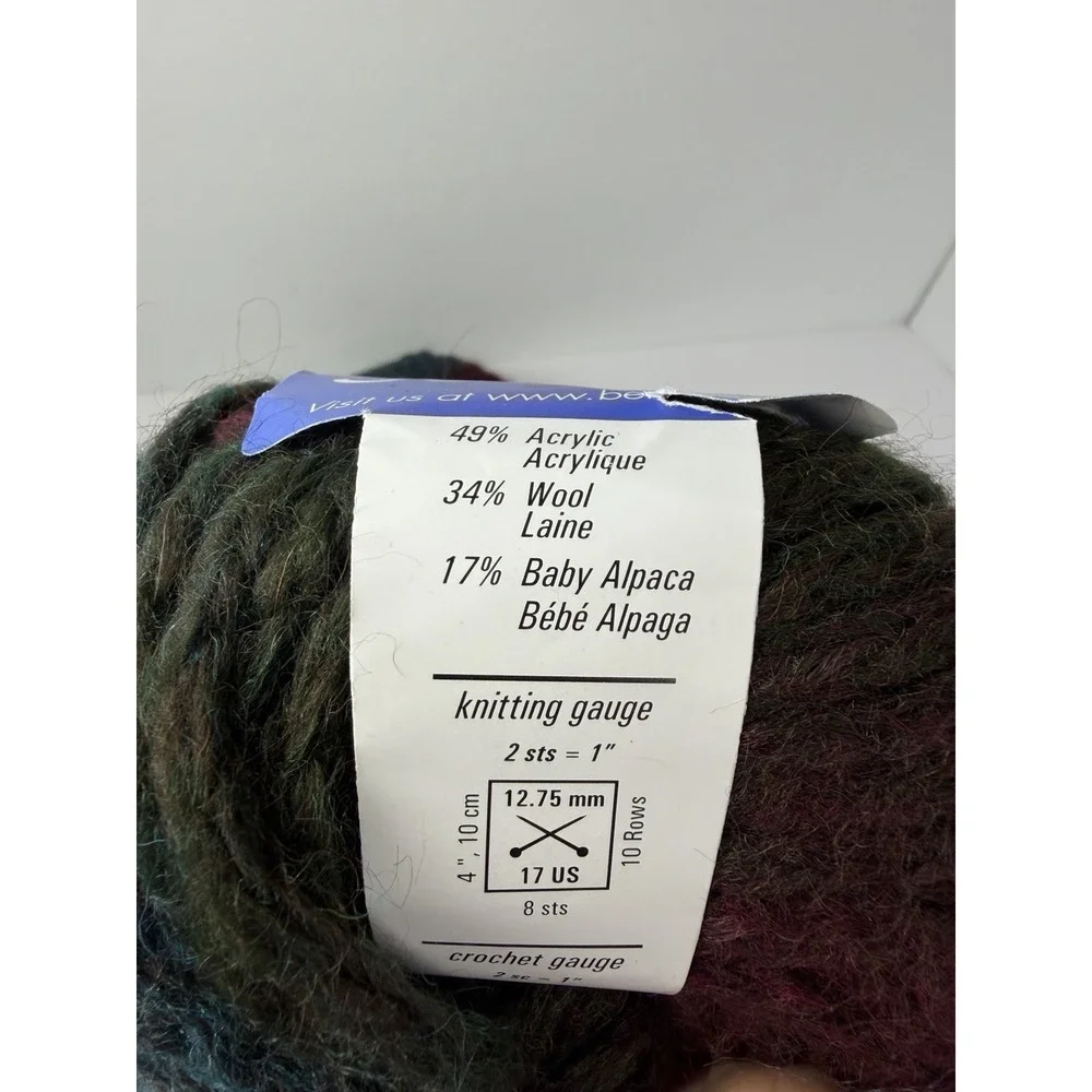 Berroco Souffle Yarn Wool Bulky Lot of 4 50g‎ Each Wool Acrylic Baby Alpaca